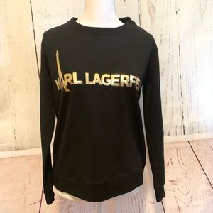 Karl Lagerfeld black sweatshirt